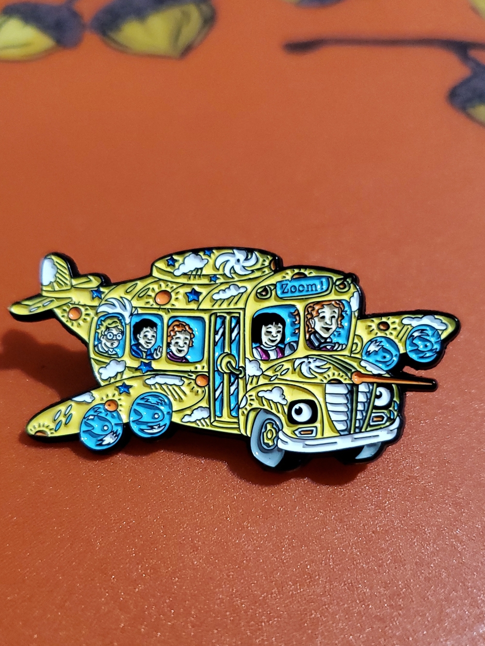 Magic School Bus Enamel Pin